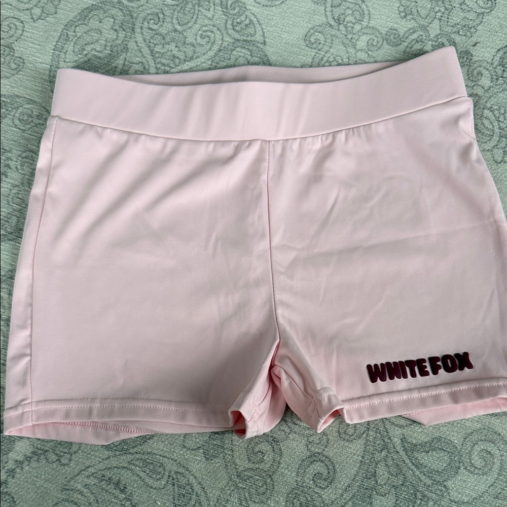 White Fox Pink Active Short
